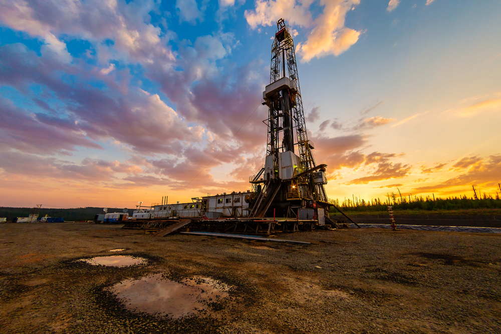 View,Of,The,Device,Of,An,Oil,Drilling,Rig
